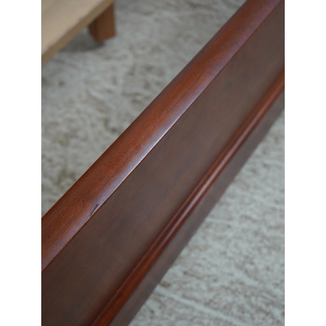 Stickley King Size Marseilles Collection Cherry Bed For Sale - Image 12 of 15