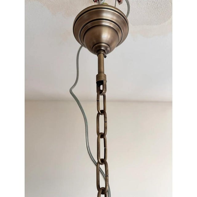 Transparent Tronchi Murano Glass Brunish Chandelier by Simoeng For Sale - Image 4 of 9