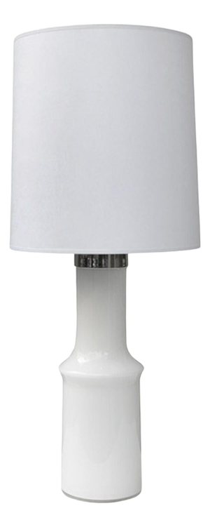 1970s Single Modernist Glass Table Lamp