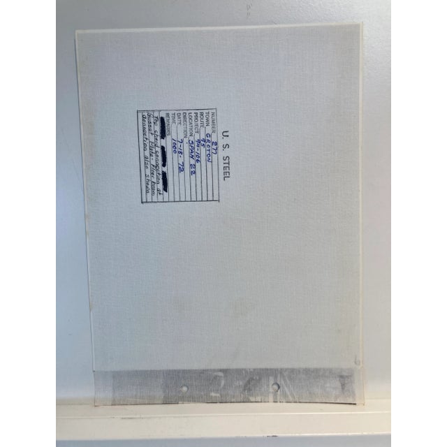 Industrial 1972 Architectural Black and White Original Archival Glossy Photograph For Sale - Image 3 of 5