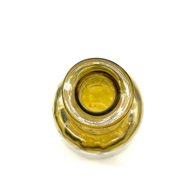 Mid-Century Modern Amber Glass Vase by Arthur Percy for Gullaskruf, Sweden, 1950s For Sale - Image 10 of 17
