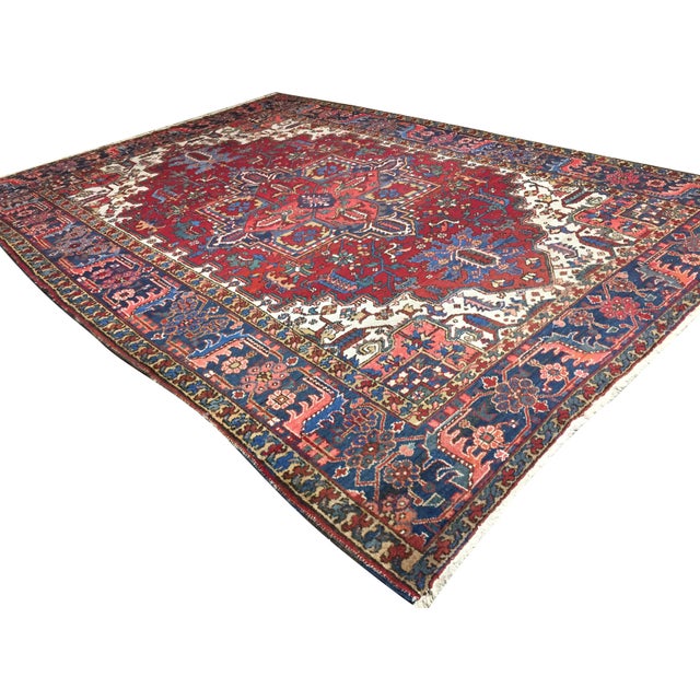 Modern Vintage Rug 8'1 X 11'5 For Sale - Image 3 of 11