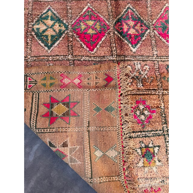 Moroccan Vintage Rug - 5'10" X 9'3" Ft For Sale - Image 4 of 10