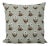 Premium Thick Linen Cushion Cover Floral Design 14x34 Inch- Kirti For Sale