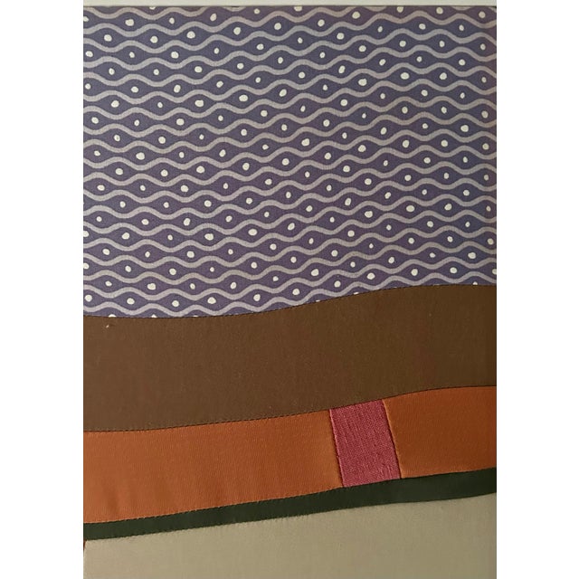 "Big Chance". Dyed and Stretched Fabric Over Frame, Signed by Artist For Sale In Palm Springs - Image 6 of 9