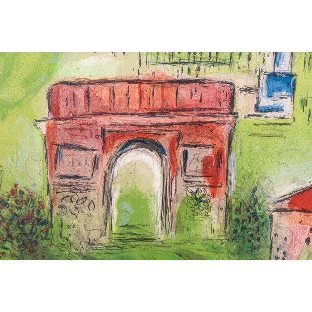 1964 Marc Chagall Paris Framed Poster | Chairish