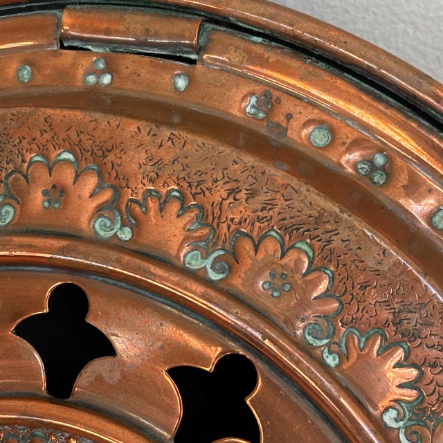 Copper Mid-20th Century French Copper Bassinoire Bed Warmer, Normandy For Sale - Image 8 of 18