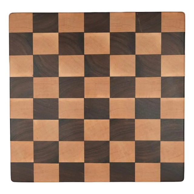 Heritage Grid Charcuterie Board (End-Grain) For Sale