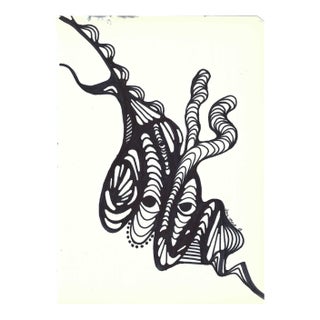 1988 Lang Mart Modern Mixed Media Painting For Sale