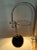 Vintage Dutch Mushroom Arc Wall Lamp in Brown Acrylic Glass and Chrome attributed to Gepo For Sale - Image 9 of 11