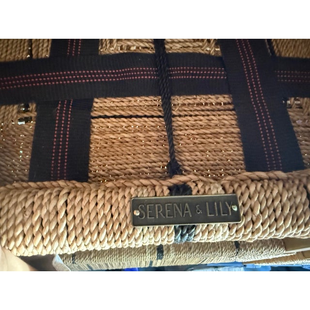 Serena and Lily Carson Dining Chairs and Bench Set For Sale - Image 9 of 9