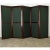 English English 19th Century Mahogany and Fabric Folding Screen Room Partition For Sale - Image 3 of 12