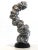 Jacob Burmood creates undulating abstract cold cast aluminum sculptures, intuitively redefining aesthetic shapes and...