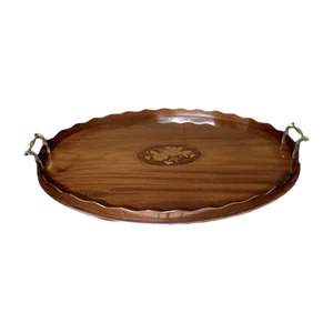 Edwardian Mahogany Drinks Tray