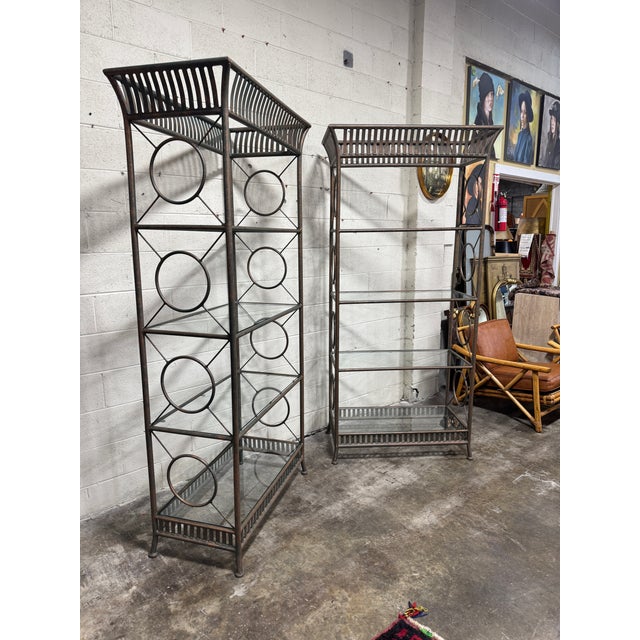 French Maison Jansen Style Etageres - A Pair For Sale - Image 3 of 12