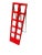Vintage Red Foldable Ladder Scaleo from Velca, Italy, 1970s For Sale