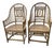1970s Pair of Fancy Brighton Pavilion Arm Chairs Bamboo For Sale