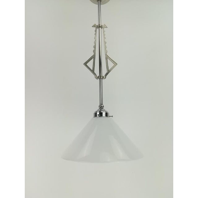 Metal Viennese Dining Table Lamp, 1920s For Sale - Image 7 of 9