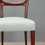 Vintage Chairs in Mahogany and Fabric, Italy, 1950s, Set of 4 For Sale - Image 5 of 9