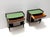 Ebonized Walnut and Beech Nightstands in the style of Tomaso Buzzi, 1950s, Set of 2 For Sale - Image 6 of 11