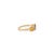 Metal 1.53 Carat Multi-Sapphire & Diamond Three-Stone Vintage 14k Gold Ring Size 6 For Sale - Image 7 of 17