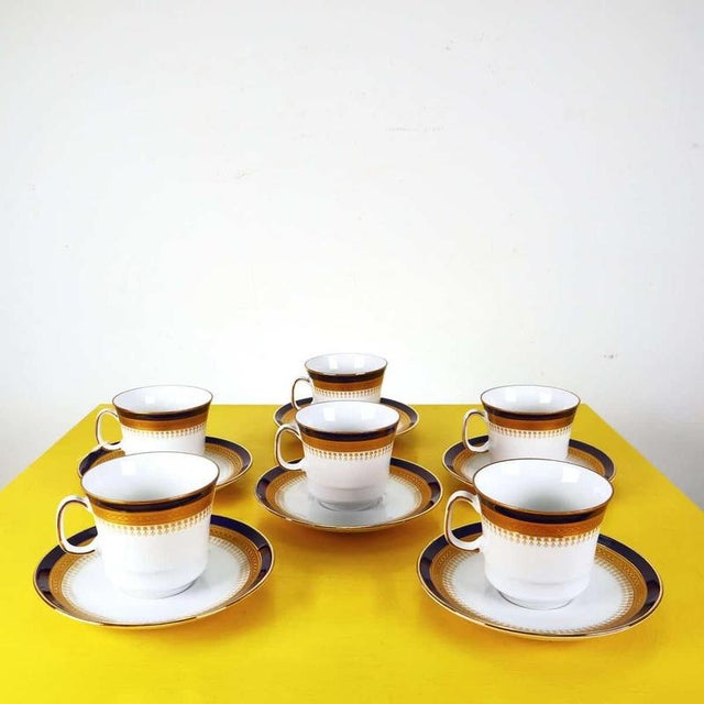 Porcelain Tea Set Echtes Hart from Bavaria Coburg For Sale - Image 6 of 6