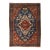 Red Antique Persian Serapi Handmade Wool Rug Featuring a Medallion Design For Sale