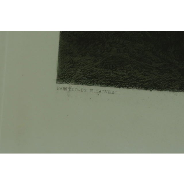 Sculpture Materials Vintage Wh Simmons Colored Engraving English Hunt Scene For Sale - Image 7 of 9