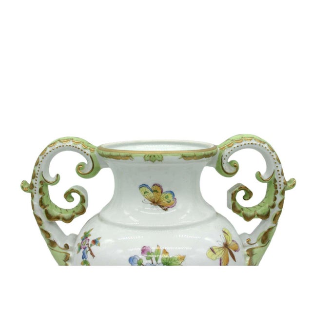 Large Herend Porcelain Decorative Vase / Urn Chairish