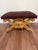 English Mid 20th Century Charles Pollock George II Giltwood X-Frame Stool For Sale - Image 3 of 17