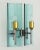 Vintage Set of Three Italian Sconces Designed by Cristal Arte, C. 1960's For Sale - Image 4 of 6