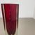 Sommerso Murano Glass Cube Vase attributed to Flavio Poli, Italy, 1970s For Sale - Image 10 of 18