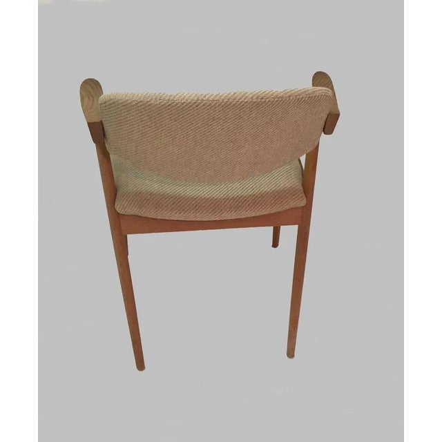 1960s Oak Dining Chairs by Kai Kristiansen for Andersen Møbelfabrik, Customizable Reupholstery, 1960s, Set of 10 For Sale - Image 5 of 10