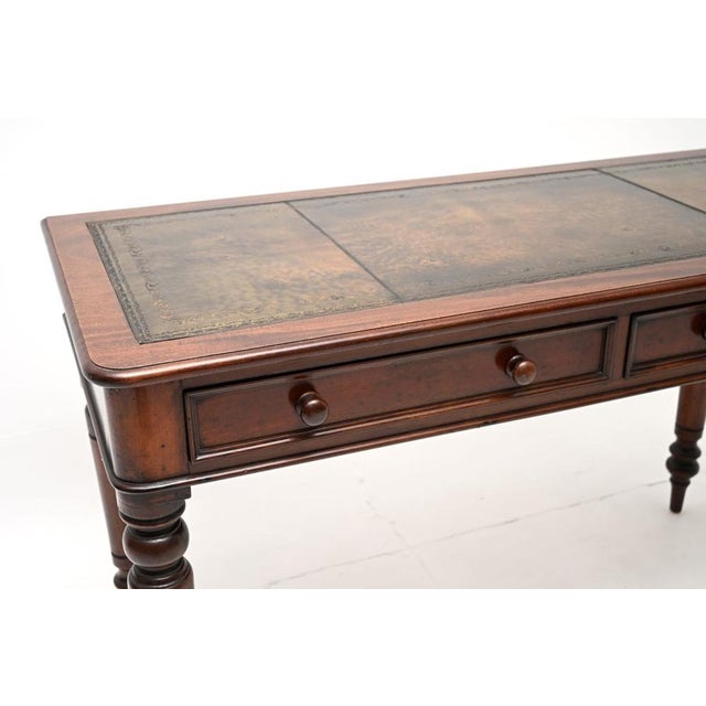 Antique Early Victorian Writing Table, 1840s For Sale - Image 9 of 11