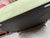 Celery Micro-Suede + Rose Pink Leather Chair + Ottoman For Sale - Image 9 of 12
