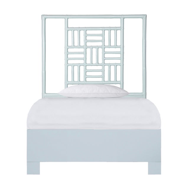 Finn Standard Bed Twin - Light Blue For Sale - Image 12 of 12