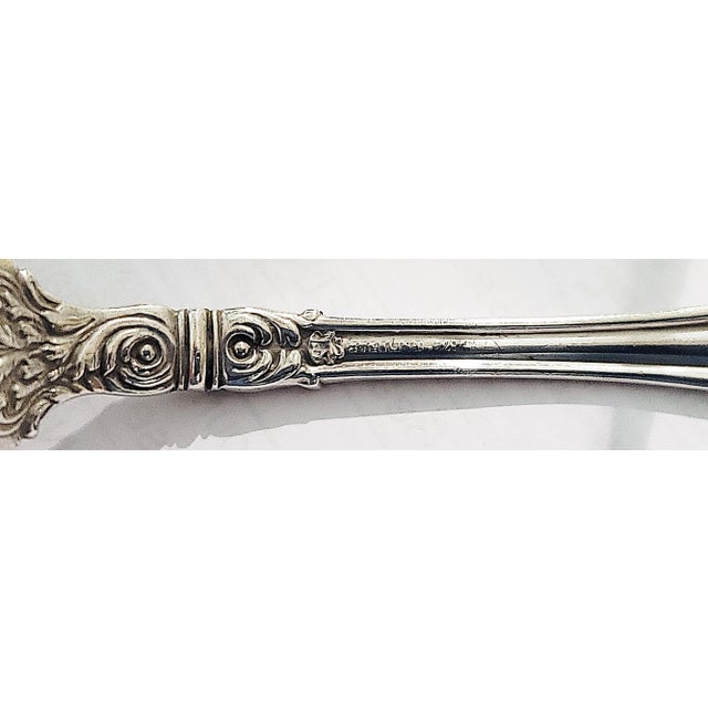 Antique Sterling Silver Serving Spoon, Jb Knowles For Sale In West Palm - Image 6 of 7