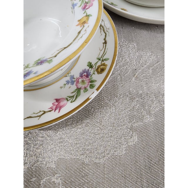 White 1950s Limoges Tea and Coffee Set. c.h. Field Haviland - 44 Pieces For Sale - Image 8 of 12