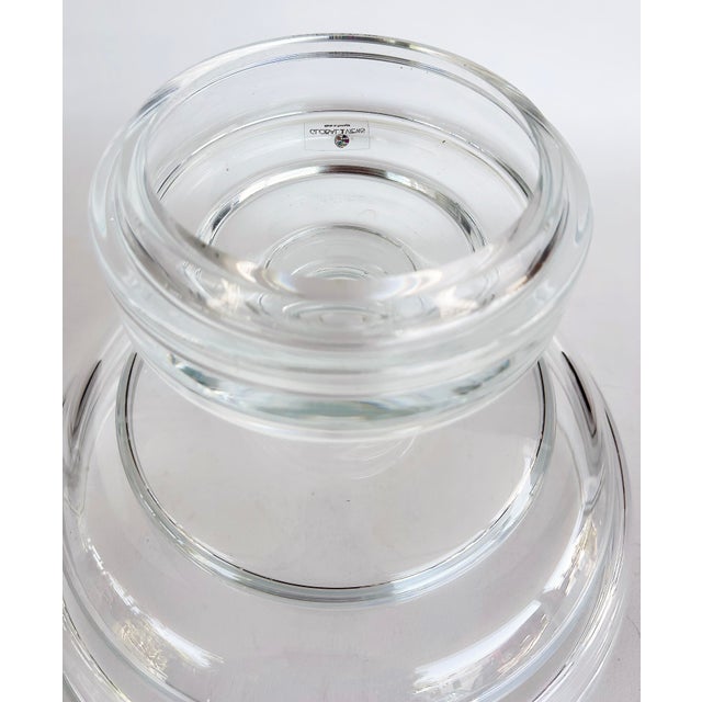 Transparent Large Blown Glass Centerpiece Bowl by Global Views Made in Portugal For Sale - Image 8 of 10