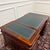 English Partner Desk with Green Leather For Sale - Image 16 of 18