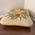 Cream Vintage Costal Needlepoint Shell Pillow For Sale - Image 8 of 11