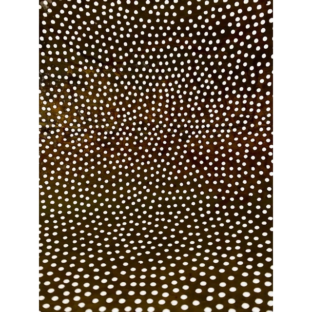 Boho Chic Style Oval Brass Pendant or Lantern, a Pair For Sale - Image 12 of 13