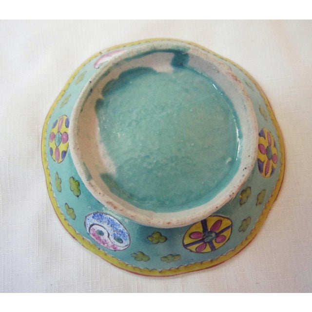 Antique Chinese Export Porcelain Qing Dynasty Bowl For Sale - Image 4 of 5