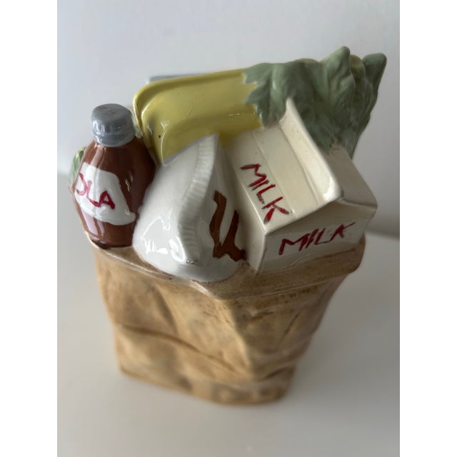 Vintage Lidded Ceramic Kitchen Container-1976 For Sale - Image 4 of 12