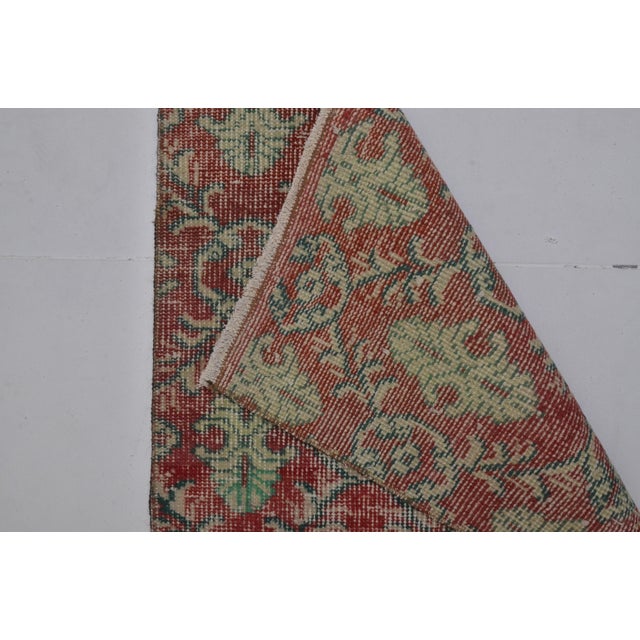 Handmade wool carpet in Turkish Anatolia , Vintage Oushak Rug,Turkish Vintage Anatolian Rug, Handmade wool Rug . One Of...