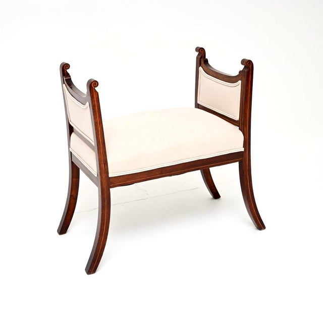 1900 - 1909 Antique Swedish Stools, 1900, Set of 2 For Sale - Image 5 of 11