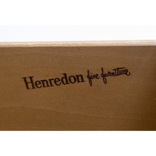 Henredon Walnut Banded Tops One Drawer End Tables Night Stands Mint! For Sale - Image 16 of 16