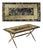 1950s Piero Fornasetti Bordo Bassorilievo Coffee Table, Black and Gold, Milan, Circa 1955 For Sale - Image 5 of 9