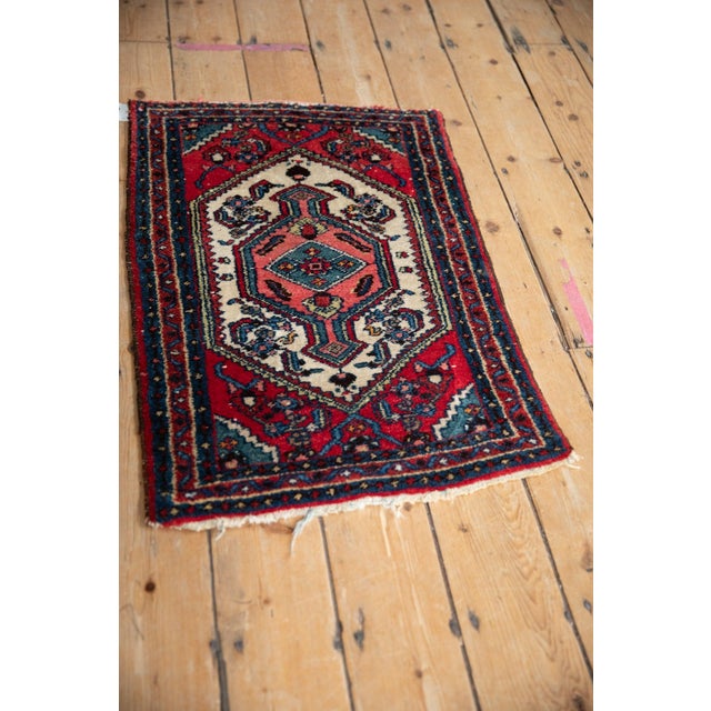 Old New House Vintage Hamadan Rug Mat - 1'11" x 2'10" For Sale - Image 4 of 8