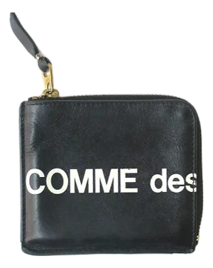 Late 20th Century Comme Des Garcons Black and White Leather Wallet